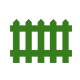 residential fence icon